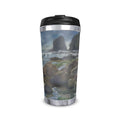 Coastal Stormlight Travel Mug – Rugged Seascape Art for Ocean Lovers