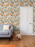 Botanical Oranges & Swallowtail Butterflies