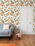 Botanical Oranges & Swallowtail Butterflies